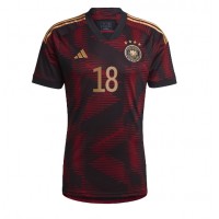 Camiseta Alemania Jonas Hofmann #18 Segunda Equipación Replica Mundial 2022 mangas cortas